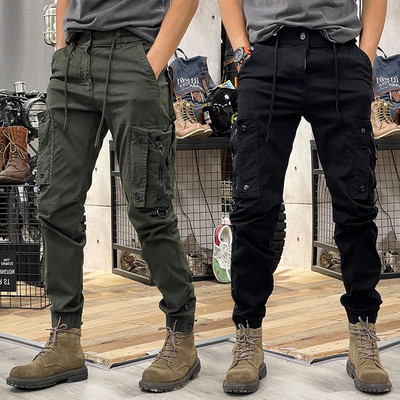 Camo Navy Trousers Man Harem Y2k Tactical Military Cargo Pants for Men Techwear High Quality Outdoor Hip Hop Work Stacked Slacks