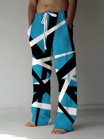 Καλοκαιρινό φαρδύ παντελόνι 2023 Ανδρικά μοντέρνα αναπνέοντα παντελόνια χιπ χοπ Νέο ίσιο παντελόνι φαρδύ ανδρικό χαλαρό παντελόνι δρόμου