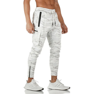 Pantaloni de jogging cu mai multe buzunare Pantaloni de sport de toamnă Pantaloni de sport pentru bărbați Pantaloni de fitness pentru gimnastică Pantaloni de antrenament pentru bărbați Pantaloni de îmbrăcăminte sport skinny casual