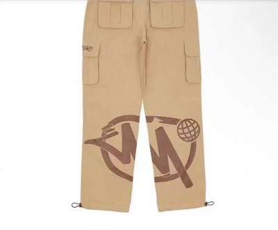 Streetwear Y2K Cargo Pant Kombinezoni Minus Two Black Pants 2023 New Harajuku Fashion Ležerne široke muške hlače s ravnim širokim nogavicama