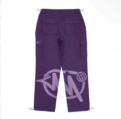 Streetwear Y2K Cargo Pant Kombinezoni Minus Two Black Pants 2023 New Harajuku Fashion Ležerne široke muške hlače s ravnim širokim nogavicama