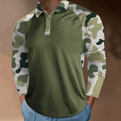 Sõjaväe vormisärk Meeste kamuflaažiga võitlussärgid, pikkade varrukatega vabaaja mugavus, vaba välisspordi T-särk särk top pluus
