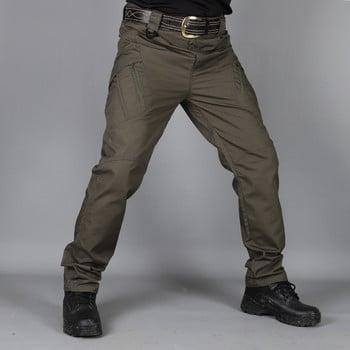 Ανδρικά στρατιωτικά τακτικά παντελόνια αδιάβροχα παντελόνια φορτίου Ανδρικά αναπνεύσιμα SWAT Army Solid Color Combat Μακρύ παντελόνι Work Joggers S-6XL