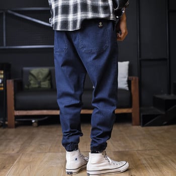 Ανδρικά casual τζιν Cargo Κορεάτικο στυλ Μπλε μαύρο παντελόνι τζιν χαρέμι Y2k Joggers Streetwear Εργασία παντελόνι μέχρι τον αστράγαλο Νέο ανδρικό