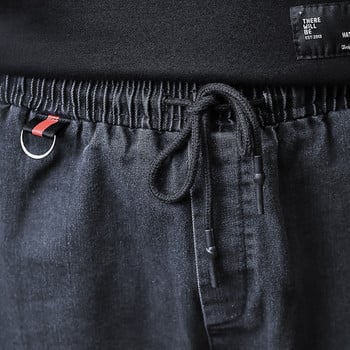 Ανδρικά casual τζιν Cargo Κορεάτικο στυλ Μπλε μαύρο παντελόνι τζιν χαρέμι Y2k Joggers Streetwear Εργασία παντελόνι μέχρι τον αστράγαλο Νέο ανδρικό