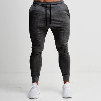 Мъжки тънки панталони за джогинг, заострени спортни панталони за джогинг Бягане Упражнения Фитнес тренировка