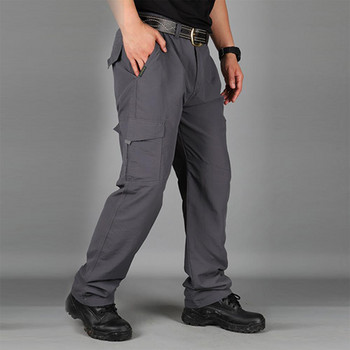 Ежедневни летни карго панталони Мъжки тактически панталони с множество джобове Мъжки военни панталони Водоустойчив бързосъхнещ панталон плюс размер S-5XL