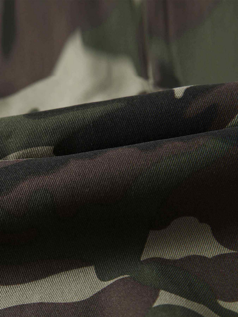 Muške Camo Cargo hlače s preklopnim džepovima i printom