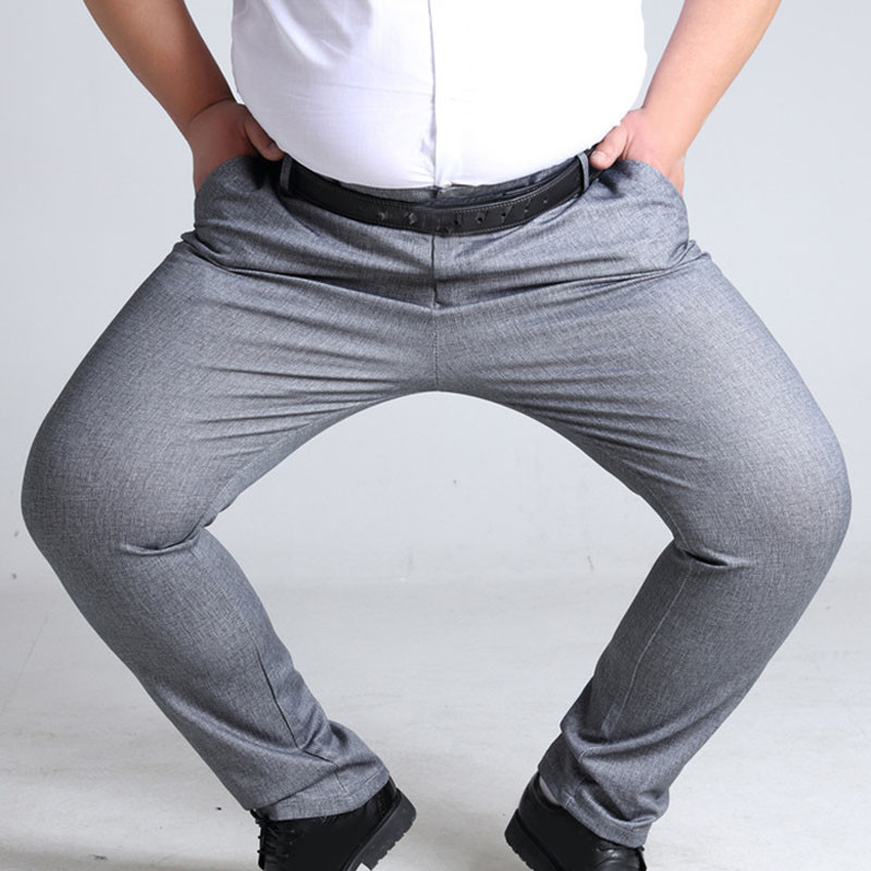 MFERLIER Proljeće Ljeto Muške hlače 5XL 6XL 7XL 8XL 9XL 10XL Struk 138cm Plus size Elastične 145kg Hlače velike veličine