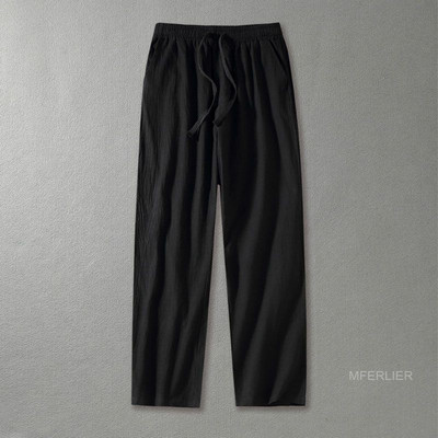 Φθινοπωρινό Καλοκαίρι Plus Size Παντελόνι Ανδρικό 9XL 10XL 11XL Μέση 170cm Βαμβακερό Παντελόνι