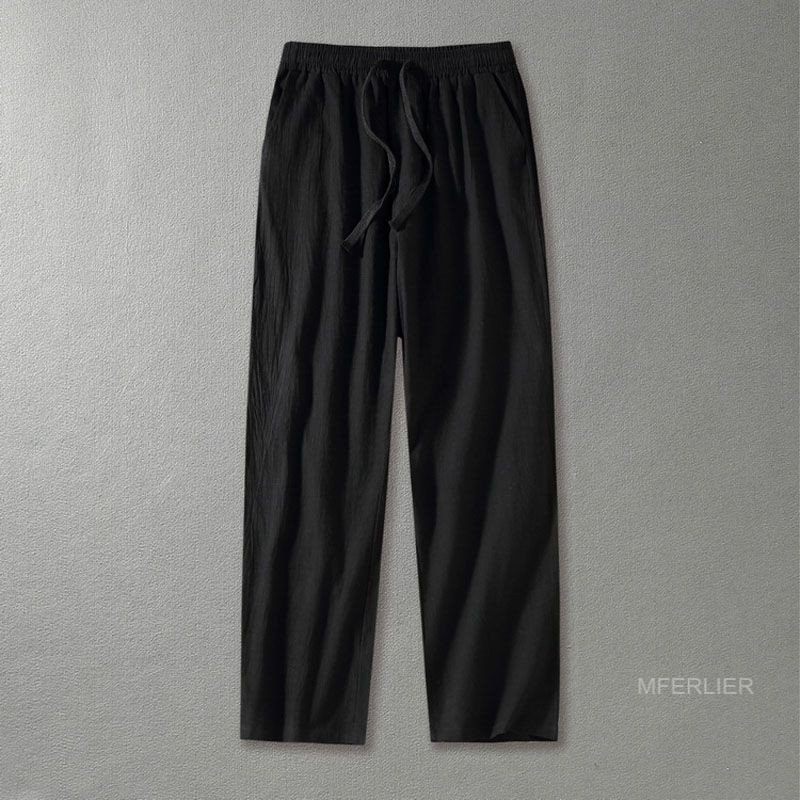 Φθινοπωρινό Καλοκαίρι Plus Size Παντελόνι Ανδρικό 9XL 10XL 11XL Μέση 170cm Βαμβακερό Παντελόνι