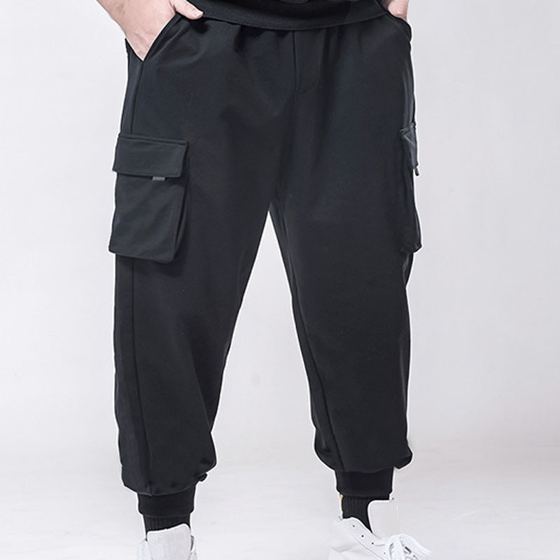 Ανδρικό φθινοπωρινό ανοιξιάτικο παντελόνι 7XL Βάρος 140kg 5XL 6XL Μακρύ ανδρικό παντελόνι μαύρα χρώματα