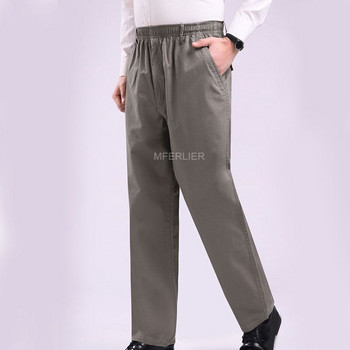 Ανοιξιάτικο καλοκαιρινό παντελόνι Ανδρικό 5XL 6XL 7XL 8XL Φαρδιά μέση 130cm Plus Size Λεπτό στυλ Παντελόνι μεγάλου μεγέθους