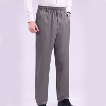 Ανοιξιάτικο καλοκαιρινό παντελόνι Ανδρικό 5XL 6XL 7XL 8XL Φαρδιά μέση 130cm Plus Size Λεπτό στυλ Παντελόνι μεγάλου μεγέθους