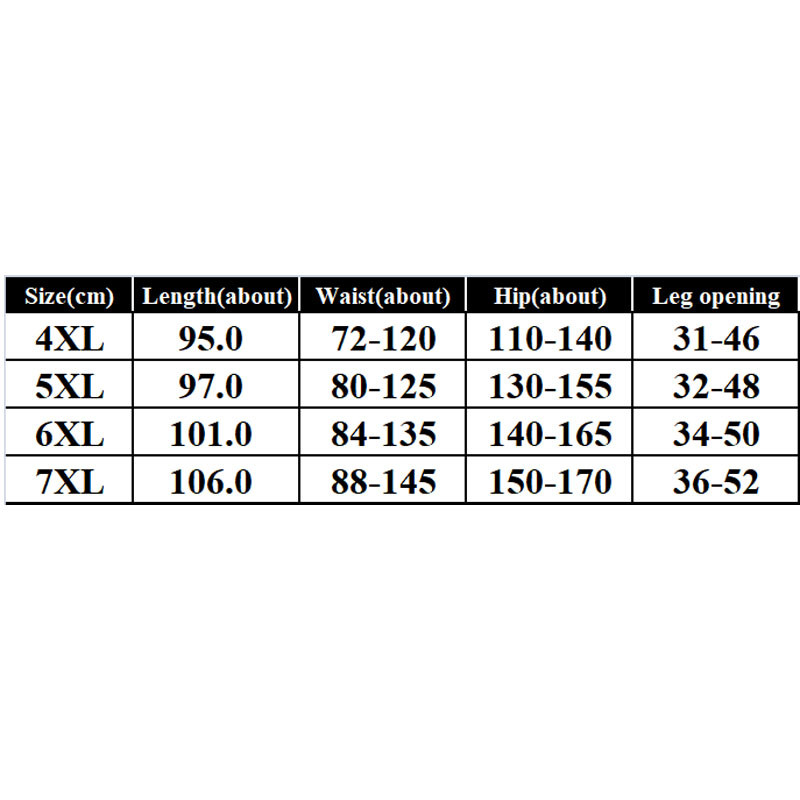 Ανοιξιάτικο Καλοκαίρι Φαρδύ Παντελόνι Plus μέγεθος 4XL 5XL 6XL 7XL Μέση 145cm Ανδρικό Παντελόνι Μεγάλο Μέγεθος 4 χρωμάτων