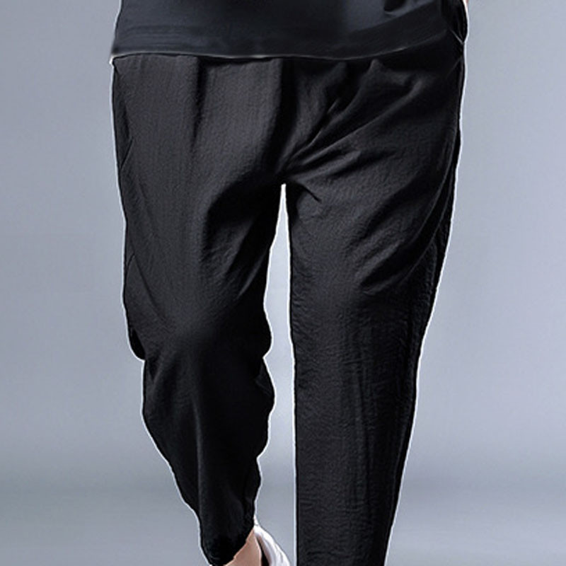 Kevad sügis pluss suuruses meeste püksid 5XL 6XL 7XL 8XL vöökoht 140cm Õhukesed vabaaja meeste püksid