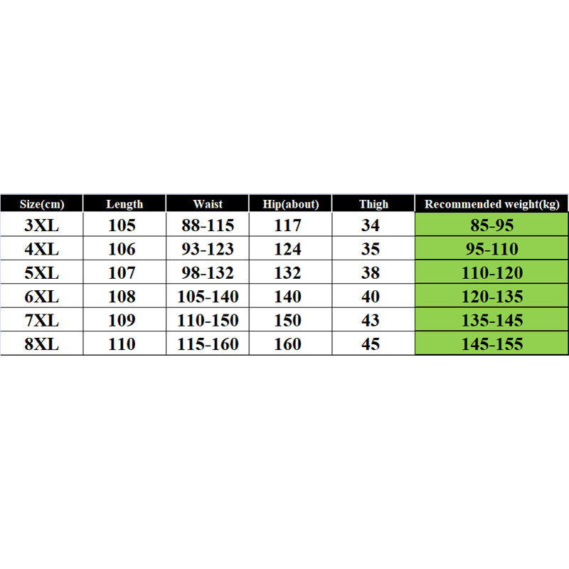 Proljeće Jesen 8XL 150 kg Muške poslovne hlače 7XL 6XL 5XL Velike hlače crne boje