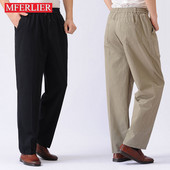 Primavara Vara Pantaloni mari dimensiuni 12XL 11XL 10XL 9XL 8XL Pantaloni largi din bumbac Barbati