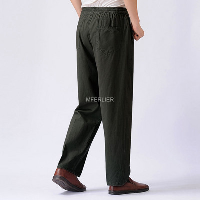 Primavara Vara Pantaloni mari dimensiuni 12XL 11XL 10XL 9XL 8XL Pantaloni largi din bumbac Barbati