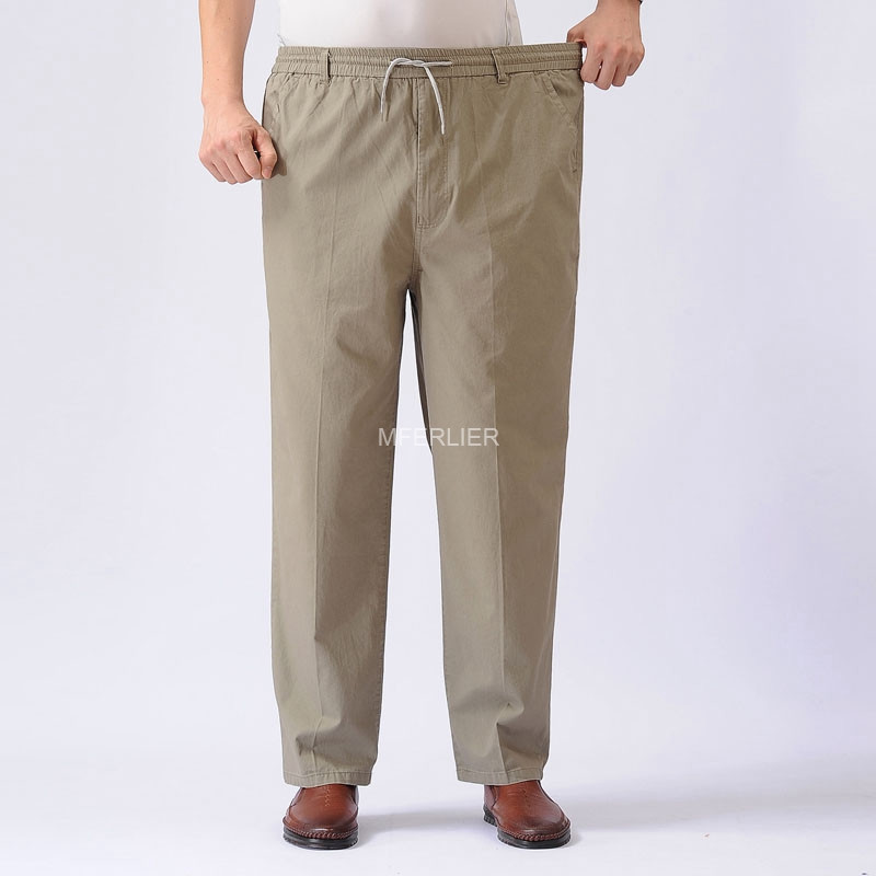 Primavara Vara Pantaloni mari dimensiuni 12XL 11XL 10XL 9XL 8XL Pantaloni largi din bumbac Barbati