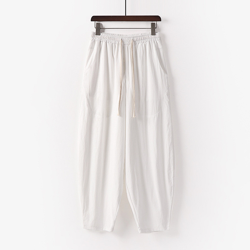 160 KG Proljeće Ljeto Hlače velikih veličina Muške 10XL 9XL 8XL 7XL Struk 150 cm Pamučne hlače Široke hlače