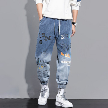 Ανδρικά παντελόνια φορτίου μόδας υψηλής ποιότητας Hip hop Trend Streetwear Παντελόνια για τζόκινγκ Ανδρικό παντελόνι casual ελαστική μέσης φαρδύ