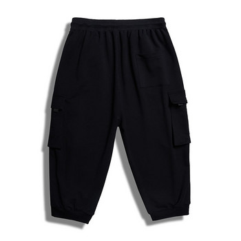Пролет Лято Мъжки панталони 5XL 6XL 7XL Талия 145 см Плюс размер Карго панталони Черен цвят