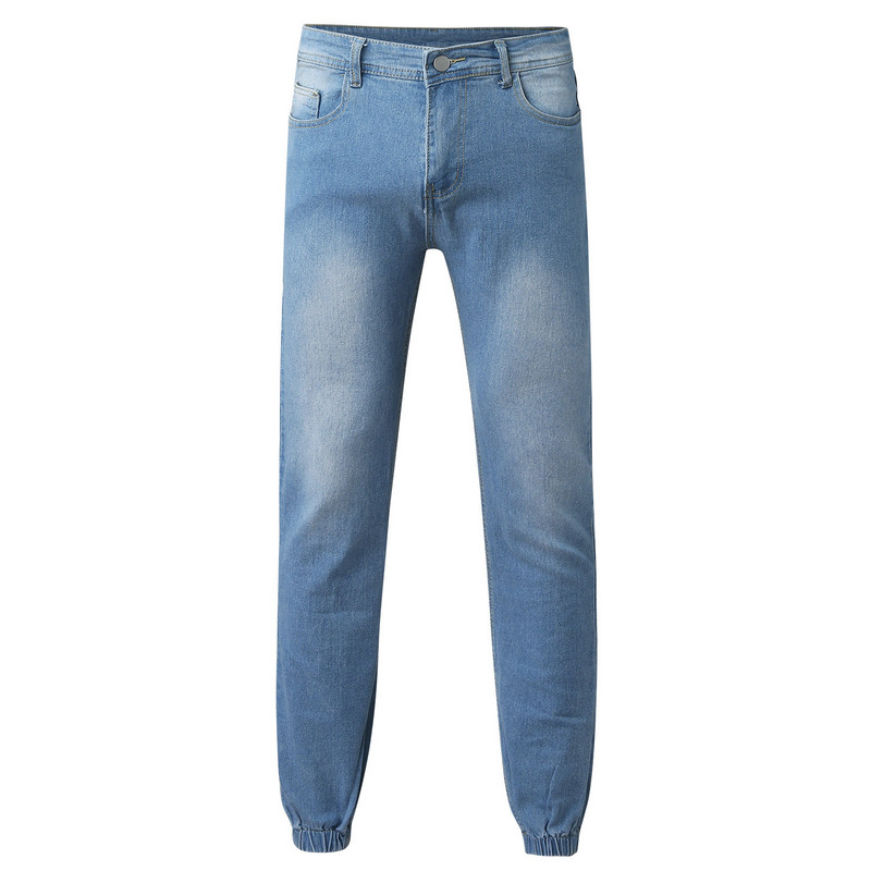 Moda bărbați slim stretch skinny pantaloni blugi fermoar buzunare zbura pantaloni 2023 vara bărbați casual jogger pantaloni denim 청바지