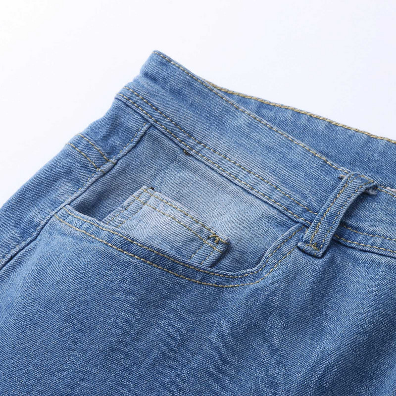 Moda bărbați slim stretch skinny pantaloni blugi fermoar buzunare zbura pantaloni 2023 vara bărbați casual jogger pantaloni denim 청바지