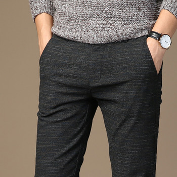 MRMT 2023 Чисто нови мъжки панталони Ежедневни еластични прави мъжки панталони Дебели за мъжки мъжки раирани панталони Дрехи Мъжки панталон