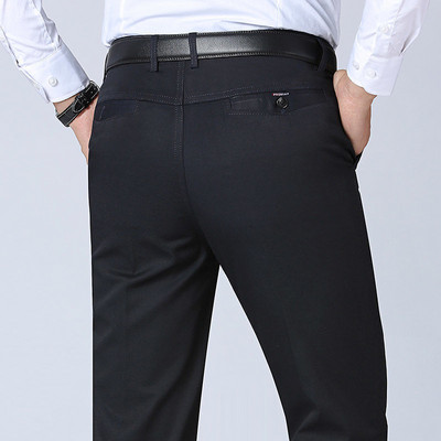 Καλοκαιρινό λεπτό παντελόνι Ανδρικό βαμβακερό φθινοπωρινό χοντρό παντελόνι μόδας Μάρκα Cargo Παντελόνι Έξυπνο casual μασίφ γκρι κοστούμι χακί παντελόνι YYQWSJ