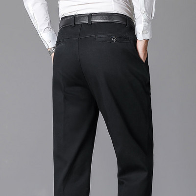 Καλοκαιρινό λεπτό παντελόνι Ανδρικό βαμβακερό φθινοπωρινό χοντρό παντελόνι μόδας Μάρκα Cargo Παντελόνι Έξυπνο casual μασίφ γκρι κοστούμι χακί παντελόνι YYQWSJ