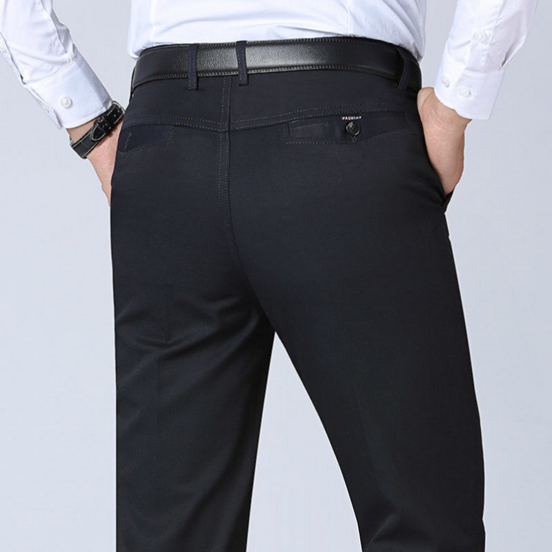 Καλοκαιρινό λεπτό παντελόνι Ανδρικό βαμβακερό φθινοπωρινό χοντρό παντελόνι μόδας Μάρκα Cargo Παντελόνι Έξυπνο casual μασίφ γκρι κοστούμι χακί παντελόνι YYQWSJ