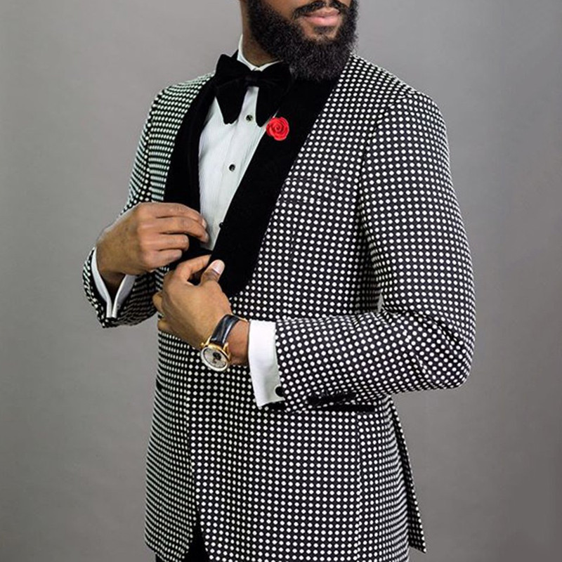 Engleska retro uzorak Muško ležerno odijelo Blazer Proljetni otvoreni ovratnik Poslovna vanjska odjeća Jesenska muška jakna s jednim gumbom Kaput