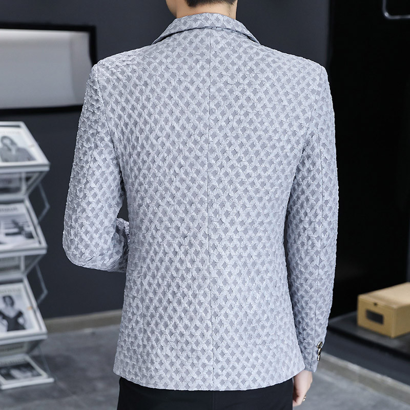 Uus kvaliteetne meeste bleiser Briti stiilis elegantne mood esmaklassiline lihtne äriline vabaaja pulmade härrasmeeste õhuke ülikonna jope