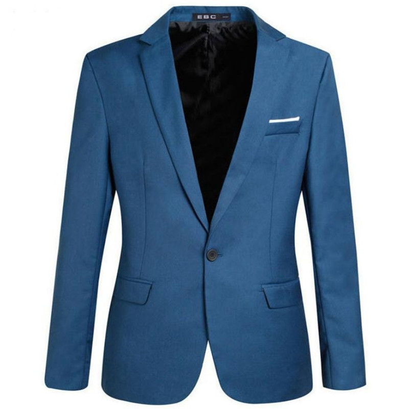 Jesensko-zimska muška ležerna jakna Europa i Amerika Velika veličina S-6XL Modna jednostruka mala jakna Uredska putovanja