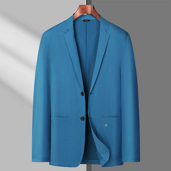Summer Thin ανδρικό blazer Ice Silk Breathable Stretch Casual κοστούμι 7XL 8XL Plus Size Suit Jacket 6XL Ελαφρύ blazers 145kg