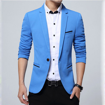 Επώνυμα ανδρικά casual Blazer φθινοπώρου 2023 Νέα μόδα, λεπτό επαγγελματικό παλτό Gentleman Ανδρικά ρούχα υψηλής ποιότητας Homme M~5XL