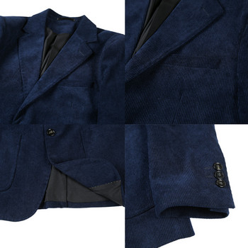 2023 Νέο ανδρικό κοτλέ σακάκι σακάκι με λεπτή εφαρμογή casual όμορφο κοστούμι Trendy Veste Στολή Homme Ανδρικά παλτό