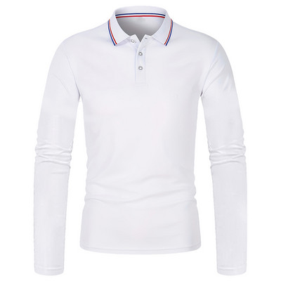 2023 Muška polo majica dugih rukava Proljeće Jesen Sportska golf majica za trčanje na otvorenom Uredski posao Prozračna muška košulja Dropshipping
