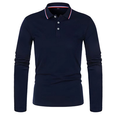 2023 Muška polo majica dugih rukava Proljeće Jesen Sportska golf majica za trčanje na otvorenom Uredski posao Prozračna muška košulja Dropshipping
