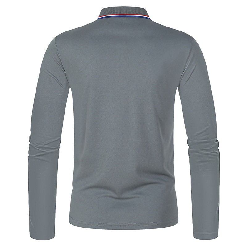 Μακρυμάνικο ανδρικό μπλουζάκι πόλο άνοιξη φθινόπωρο για τρέξιμο στο ύπαιθρο αθλητικό μπλουζάκι γκολφ γραφείου Εργασία αναπνεύσιμο ανδρικό πουκάμισο Dropshipping