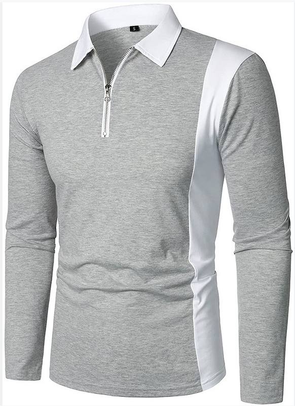 USA suurus Suures suuruses meeste pikkade varrukatega T-särgid mood kõik sobivad T-särgid meeste reväärid kahevärvilised õmblused mood Polosärgid S-3XL