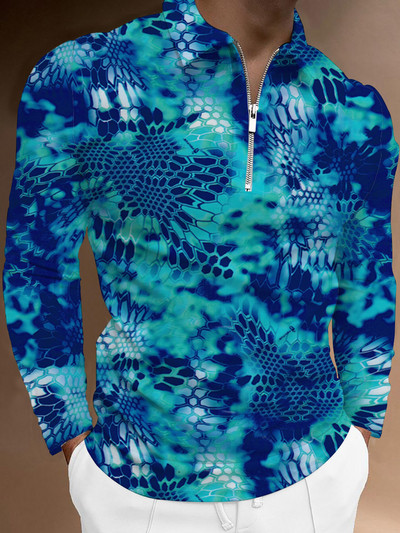 S-5XL muške ležerne jesenske polo majice dugih rukava muške muške majice s patentnim zatvaračem muške majice ulična golf odjeća Odjeća za muškarce 2022.