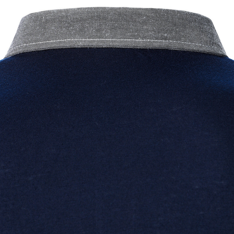 Meeste polo Meeste pikkade lühikeste varrukatega polosärk Puhtavärvilised topid Uued rõivad Sügisene tänavarõivad vabaajamood meeste polo