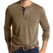 Kokvilnas T-krekls ar garām piedurknēm vīriešiem Pavasara ikdienas vīriešu T-krekli Augstas kvalitātes vīriešu topi Klasiski apģērbi Vīriešu MY684