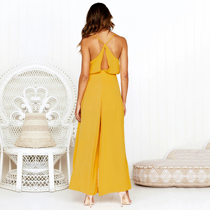 Moodsad ja elegantsed kombinesoonid naistele, polüestrist tüdrukutele, vabaaja V-kaelusega püksid Seksikas Modis kombinesoon Body Mujer saapalõikega ülikond