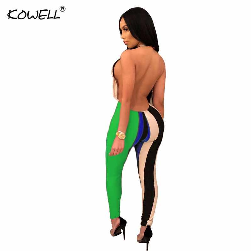 kuum müüa varrukateta seksikas naiste kombinesoon suvine sügav v kaelus lapiline seljata pikk mängukostüüm fitness kombinesoon peoklubi