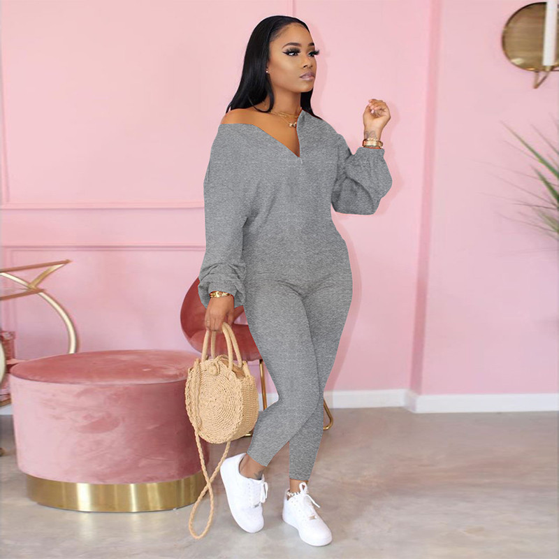 HAOYUAN Seksikas Bodycon Rompers Naiste Jumpsuits Pika varrukaga Lukuga Sügismood Riided Spordidress Ühes tükis klubirõivad Tänavarõivad