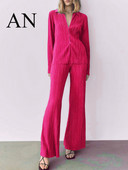 Novo odijelo za jesen i zimu 2022., jednoredno kopčanje, majica s dugim rukavima, kardigan hlače, dvodijelno odijelo, ženski dvodijelni kompleti